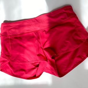 Lululemon Classic fit running shorts, Raspberry